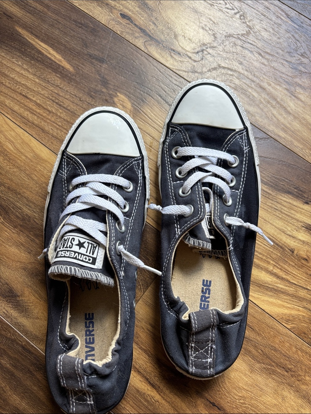 Converse Kids Low Top Canvas Sneakers - Black & White
